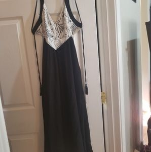 Black and cream sun dress, never worn